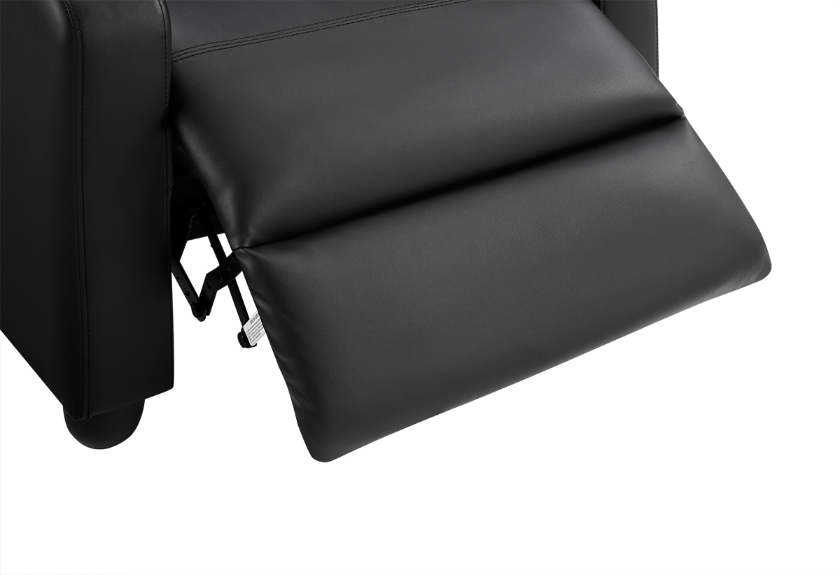 Comfortable Single-Seat Manual Recliner Chair | PU Leather Upholstery | Perfect For Small Spaces_voghion.com